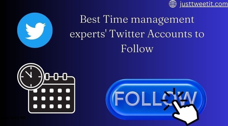 best time management expert's twitter accounts